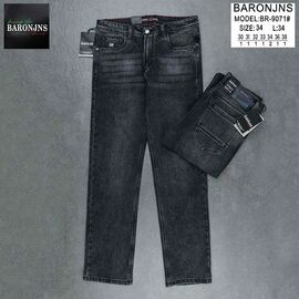 Джинси чоловічі 9071 d.grey р.30-38 "Baron Jeans" недорого оптом від прямого постачальника