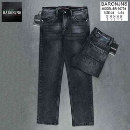 Джинси чоловічі 9079 d.grey р.32-38 "Baron Jeans" недорого оптом від прямого постачальника