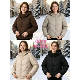 Куртка жіноча зимова 051 d.beige р.M-3XL "Xie" недорого оптом від прямого постачальника