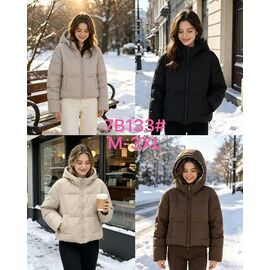 Куртка жіноча зимова 7B133 d.beige р.M-3XL "Xie" недорого оптом від прямого постачальника
