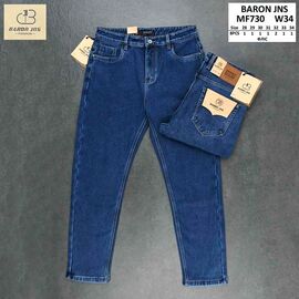 Джинси чоловічі F730 blue р.28-34 "Baron Jeans" недорого оптом від прямого постачальника
