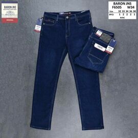 Джинси чоловічі F6505 navy р.32-38 "Baron Jeans" недорого оптом від прямого постачальника