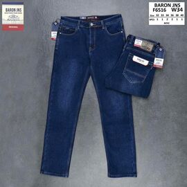 Джинси чоловічі F6516 navy р.32-40 "Baron Jeans" недорого оптом від прямого постачальника