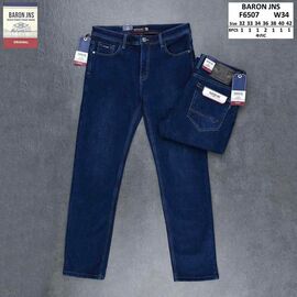 Джинси чоловічі F6507 navy р.32-42 "Baron Jeans" недорого оптом від прямого постачальника