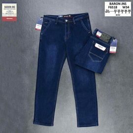 Джинси чоловічі F6518 navy р.32-38 "Baron Jeans" недорого оптом від прямого постачальника