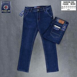 Джинси чоловічі F4209 navy р.31-38 "Baron Jeans" недорого оптом від прямого постачальника