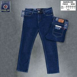 Джинси чоловічі F4213 navy р.34-42 "Baron Jeans" недорого оптом від прямого постачальника