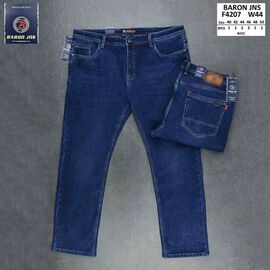 Джинси чоловічі F4207 navy р.40-50 "Baron Jeans" недорого оптом від прямого постачальника