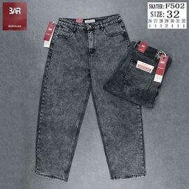 Джинси чоловічі F502 grey р.26-32 "Baron Jeans" недорого оптом від прямого постачальника