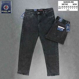 Джинси чоловічі F742 d.grey р.29-36 "Baron Jeans" недорого оптом від прямого постачальника