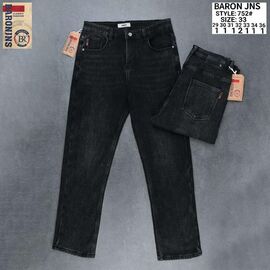 Джинси чоловічі F752 black р.29-36 "Baron Jeans" недорого оптом від прямого постачальника