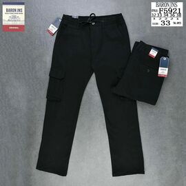 Штани чоловічі F5921 black р.32-38 "Baron Jeans" недорого оптом від прямого постачальника