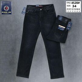Джинси чоловічі F4520 black р.29-38 "Baron Jeans" недорого оптом від прямого постачальника