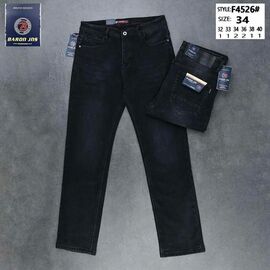 Джинси чоловічі F4526 black р.32-40 "Baron Jeans" недорого оптом від прямого постачальника