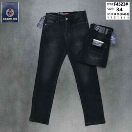 Джинси чоловічі F4523 black р.32-42 "Baron Jeans" недорого оптом від прямого постачальника