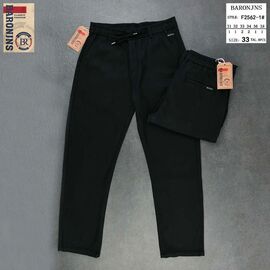 Штани чоловічі F2562-1 black р.31-38 "Baron Jeans" недорого оптом від прямого постачальника
