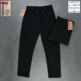 Штани чоловічі F2563-1 black р.32-38 "Baron Jeans" недорого оптом від прямого постачальника