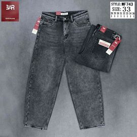 Джинси чоловічі WF743 grey р.28-36 "Baron Jeans" недорого оптом від прямого постачальника