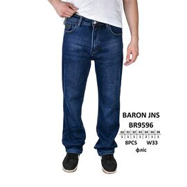 Джинси чоловічі 9596 navy р.30-38 "Baron Jeans" недорого оптом від прямого постачальника