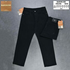 Джинси чоловічі F85296 black р.29-36 "Baron Jeans" недорого оптом від прямого постачальника