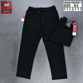 Джинси чоловічі F85500-1 black р.29-36 "Baron Jeans" недорого оптом від прямого постачальника