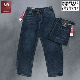 Джинси чоловічі F8852 navy р.29-36 "Baron Jeans" недорого оптом від прямого постачальника