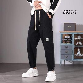 Штани чоловічі утеплені 8951-1 black р.28-36 "Baron Jeans" недорого оптом від прямого постачальника
