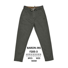 Штани чоловічі утеплені 205-3 khaki р.29-36 "Baron Jeans" недорого оптом від прямого постачальника