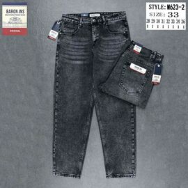 Джинси чоловічі M623-2 grey р.28-36 "Baron Jeans" недорого оптом від прямого постачальника