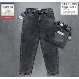 Джинси чоловічі M621-2 grey р.28-36 "Baron Jeans" недорого оптом від прямого постачальника