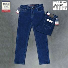 Джинси чоловічі 2007 blue р.32-38 "Baron Jeans" недорого оптом від прямого постачальника