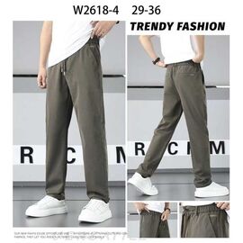 Штани чоловічі утеплені W2618-4 olive р.29-36 "Baron Jeans" недорого оптом від прямого постачальника