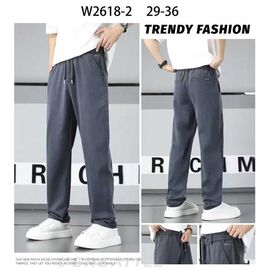 Штани чоловічі утеплені W2618-2 grey р.29-36 "Baron Jeans" недорого оптом від прямого постачальника