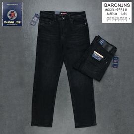 Джинси чоловічі 4551 black р.29-38 "Baron Jeans" недорого оптом від прямого постачальника