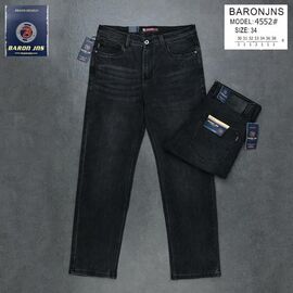 Джинси чоловічі 4552 d.grey р.30-38 "Baron Jeans" недорого оптом від прямого постачальника
