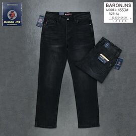 Джинси чоловічі 4553 d.grey р.32-38 "Baron Jeans" недорого оптом від прямого постачальника
