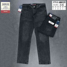 Джинси чоловічі 8029 grey р.32-40 "Baron Jeans" недорого оптом від прямого постачальника