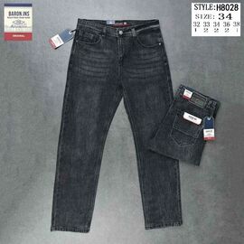 Джинси чоловічі 8028 grey р.32-38 "Baron Jeans" недорого оптом від прямого постачальника