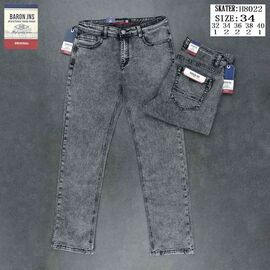 Джинси чоловічі 8022 grey р.32-40 "Baron Jeans" недорого оптом від прямого постачальника