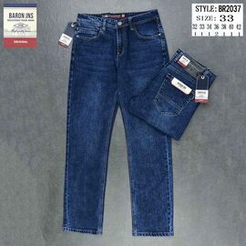 Джинси чоловічі BR2037 blue р.32-42 "Baron Jeans" недорого оптом від прямого постачальника