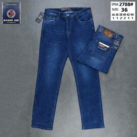 Джинси чоловічі 2708 blue р.34-44 "Baron Jeans" недорого оптом від прямого постачальника