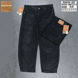 Джинси чоловічі 6733-2 black р.28-36 "Baron Jeans" недорого оптом від прямого постачальника