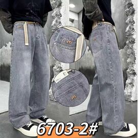 Джинси чоловічі 6703-2 blue р.28-36 "Baron Jeans" недорого оптом від прямого постачальника