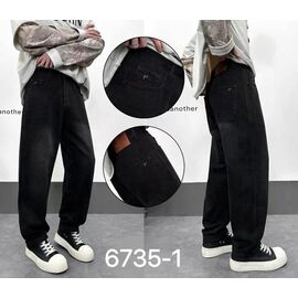 Джинси чоловічі 6735-1 black р.29-36 "Baron Jeans" недорого оптом від прямого постачальника