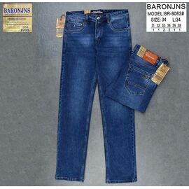 Джинси чоловічі 9062 blue р.31-38 "Baron Jeans" недорого оптом від прямого постачальника
