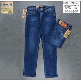 Джинси чоловічі 9061 blue р.30-38 "Baron Jeans" недорого оптом від прямого постачальника