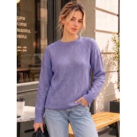 Фотография Свитер женский 25517 lilac р.48-52 "PULSE" недорого оптом от прямого поставщика