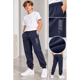 Фотография Штаны детские спортивные зимние на мальчика FK1256 navy р.13-17 "Fili kids" недорого оптом от прямого поставщика