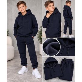 Фотография Костюм детский спортивный тёплый на мальчика FK1261 navy р.134-158 "Fili kids" недорого оптом от прямого поставщика