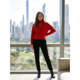 Фотография Свитер женский 1626 red р.42-46 "Kosta" недорого оптом от прямого поставщика
